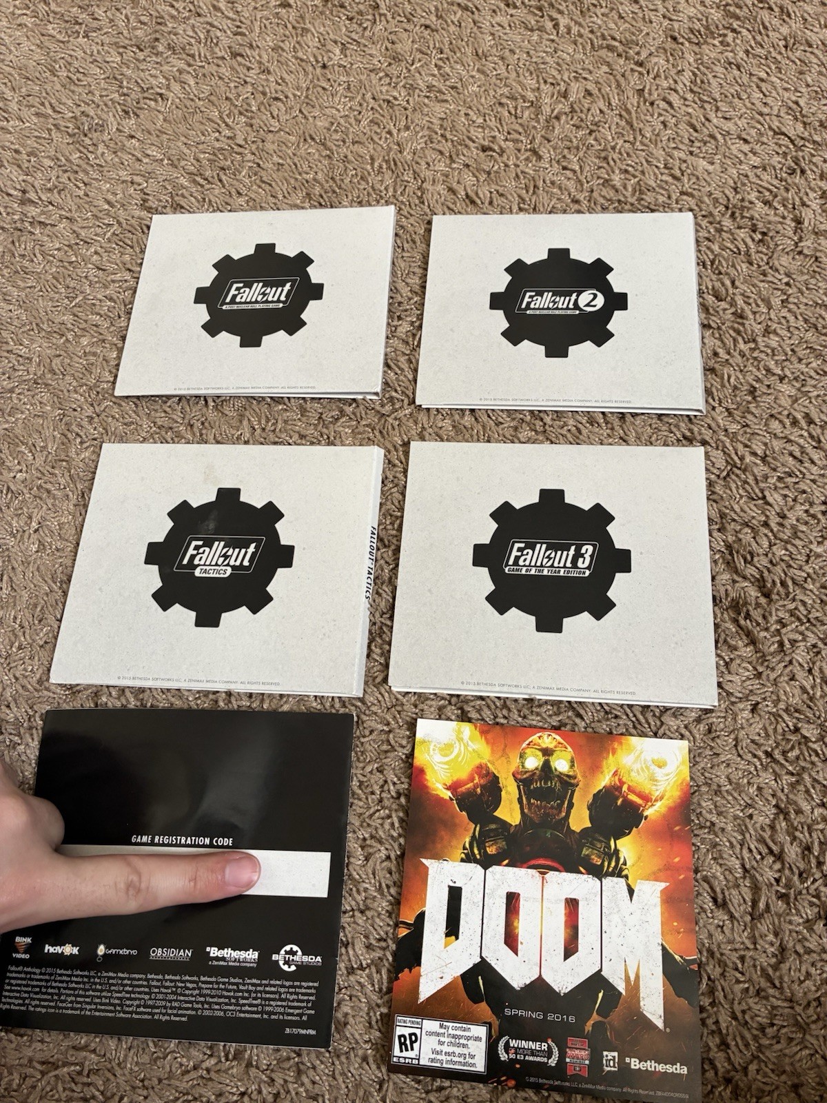 Fallout Anthology PC (Fallout 1-3, Tactics) No Mini Nuke Case