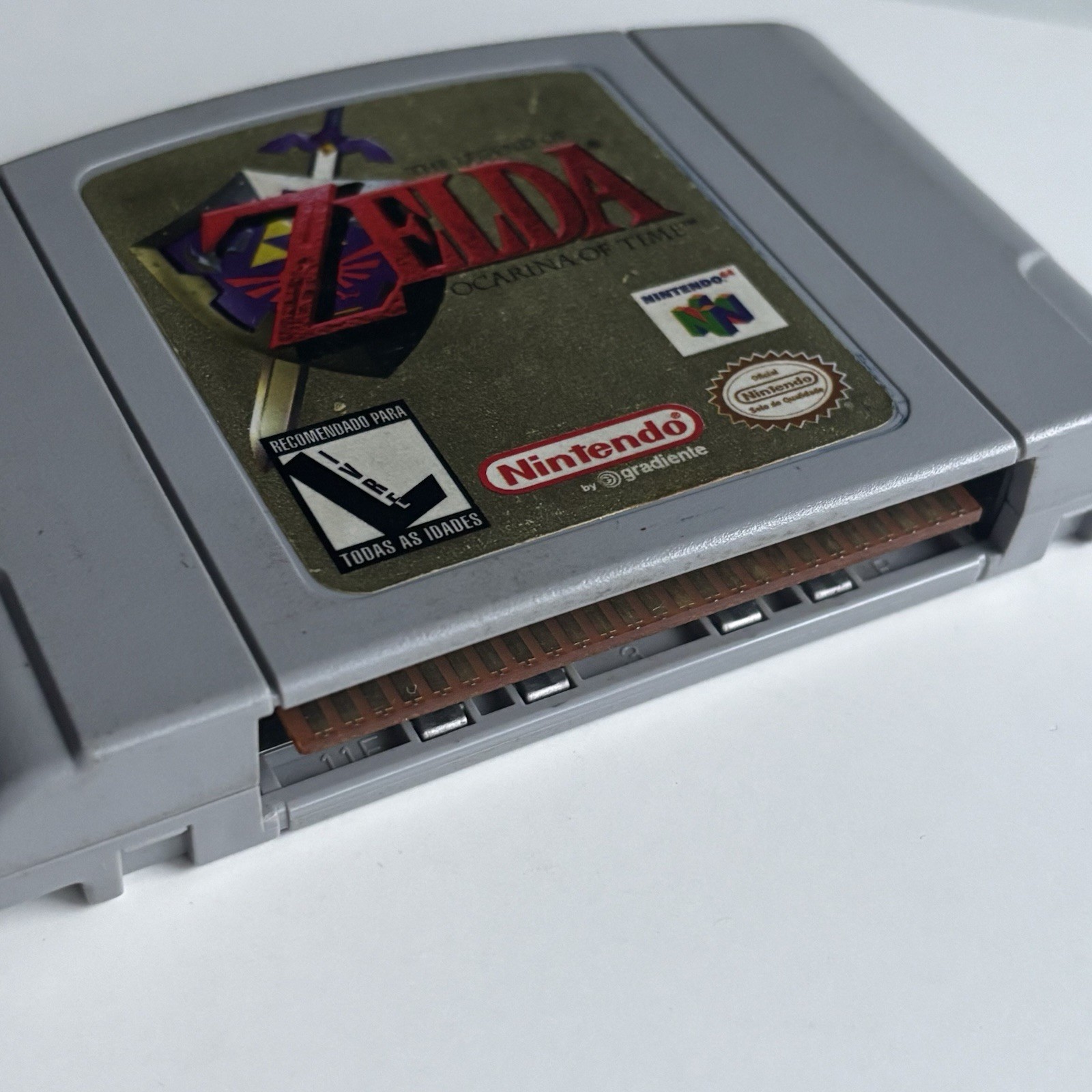 Legend of Zelda Ocarina Of Time Nintendo 64 N64 RPG Authentic Brazil Gradiente