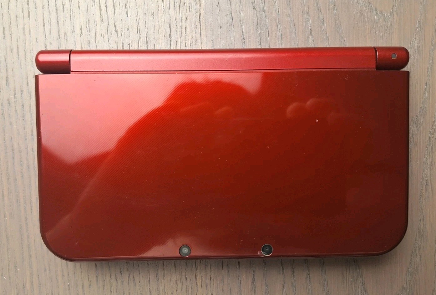 New Nintendo 3DS XL Metallic Red Charger + 32GB SD Card | Region Free CIB