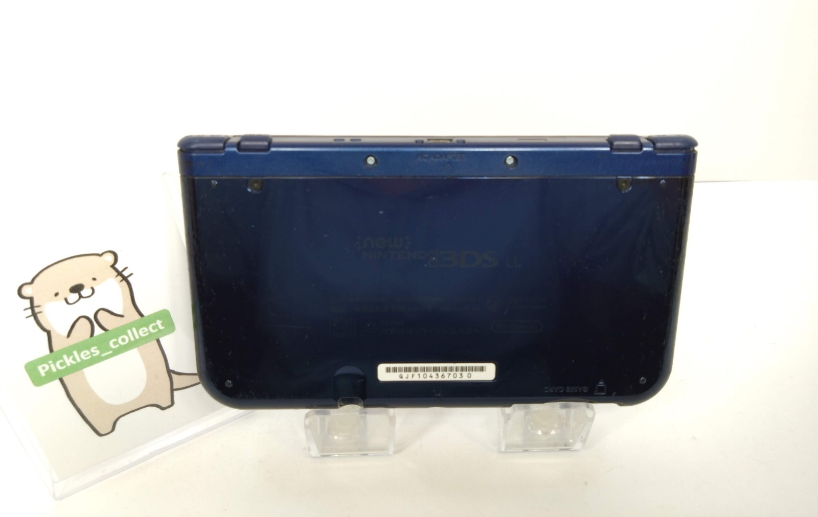 Nintendo New 3DS LL XL Metallic Blue RED-001 w/Stylus 4GB Japanese Tested 0511E