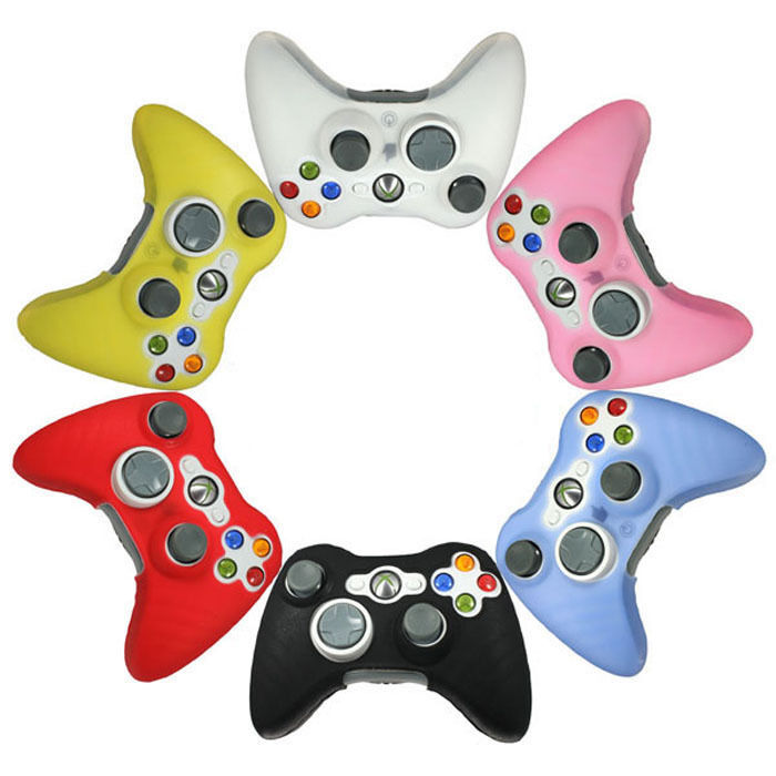 Silicone Gel Rubber Skin Protective for Microsoft Xbox 360 Controller Cover Case