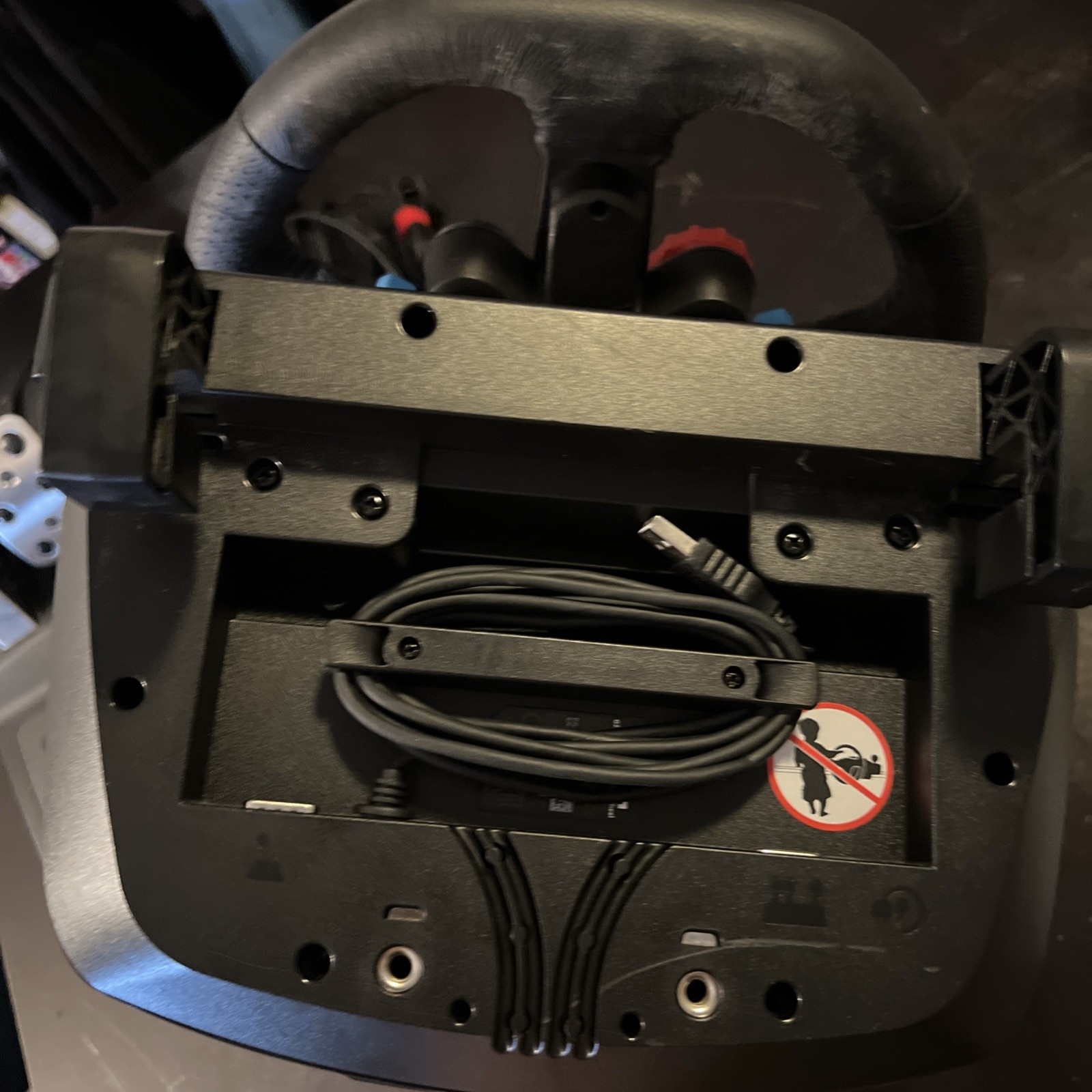 Logitech G29 Driving Force Racing Wheel And Pedal Set W/ Custom Decals