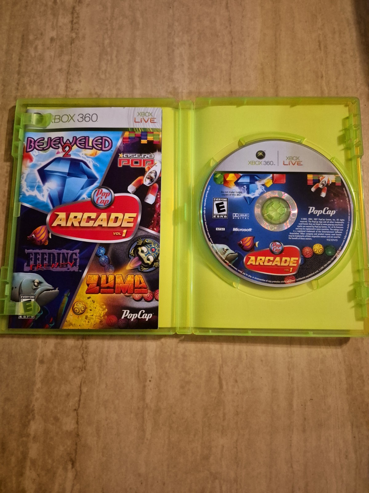 PopCap Arcade Volume 1 Vol 1 Xbox 360 Complete CIB