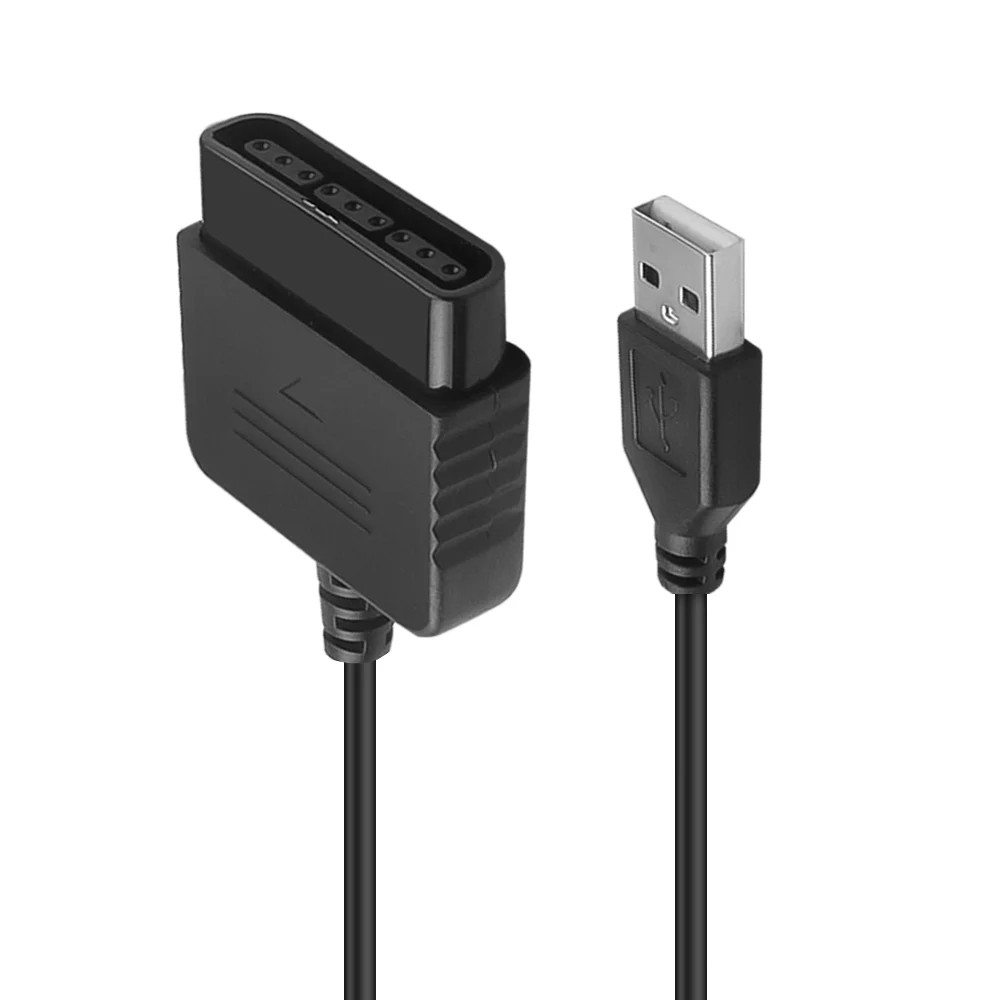 USB PS2 To PS3 PC Controller Adapter Converter Cable For Sony PlayStation 1 2 3!