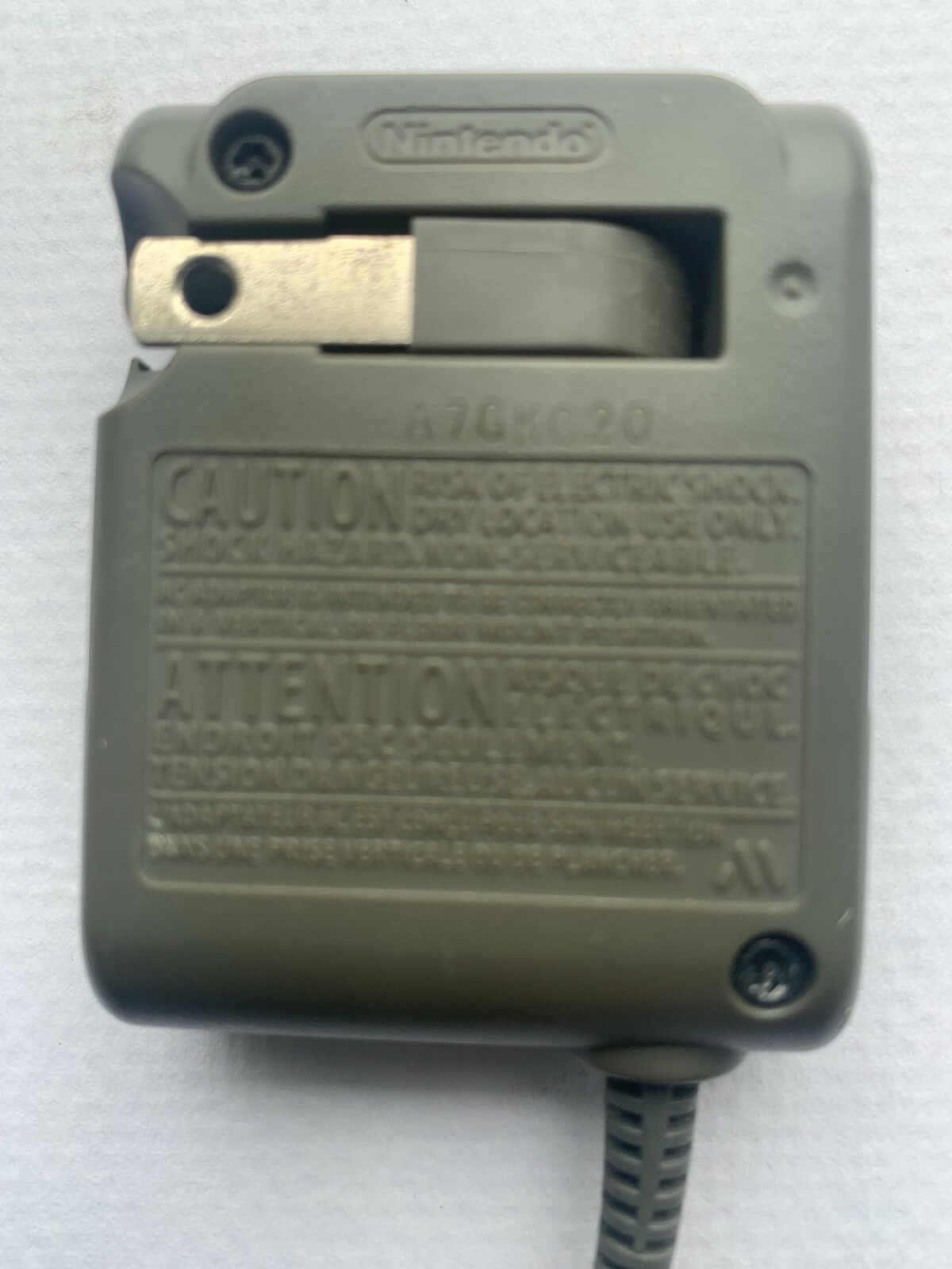Nintendo DS Lite USG-002 Genuine Authentic OEM AC Charger – Tested
