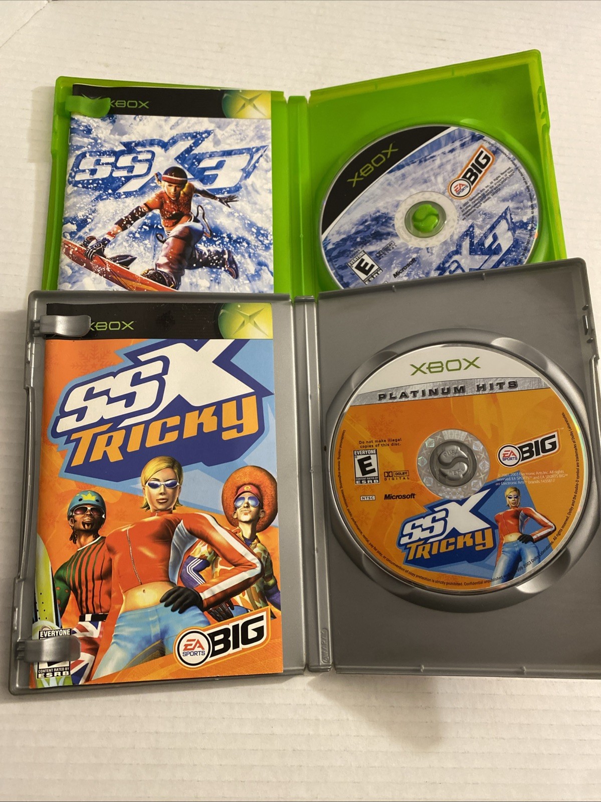Xbox Original SSX Tricky SSX 3 Game Lot Complete