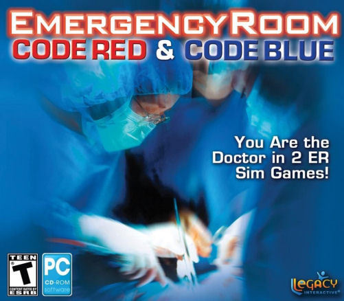 Emergency Room CODE RED + CODE BLUE – 2x ER Medical Doctor Sim PC Games – NEW!