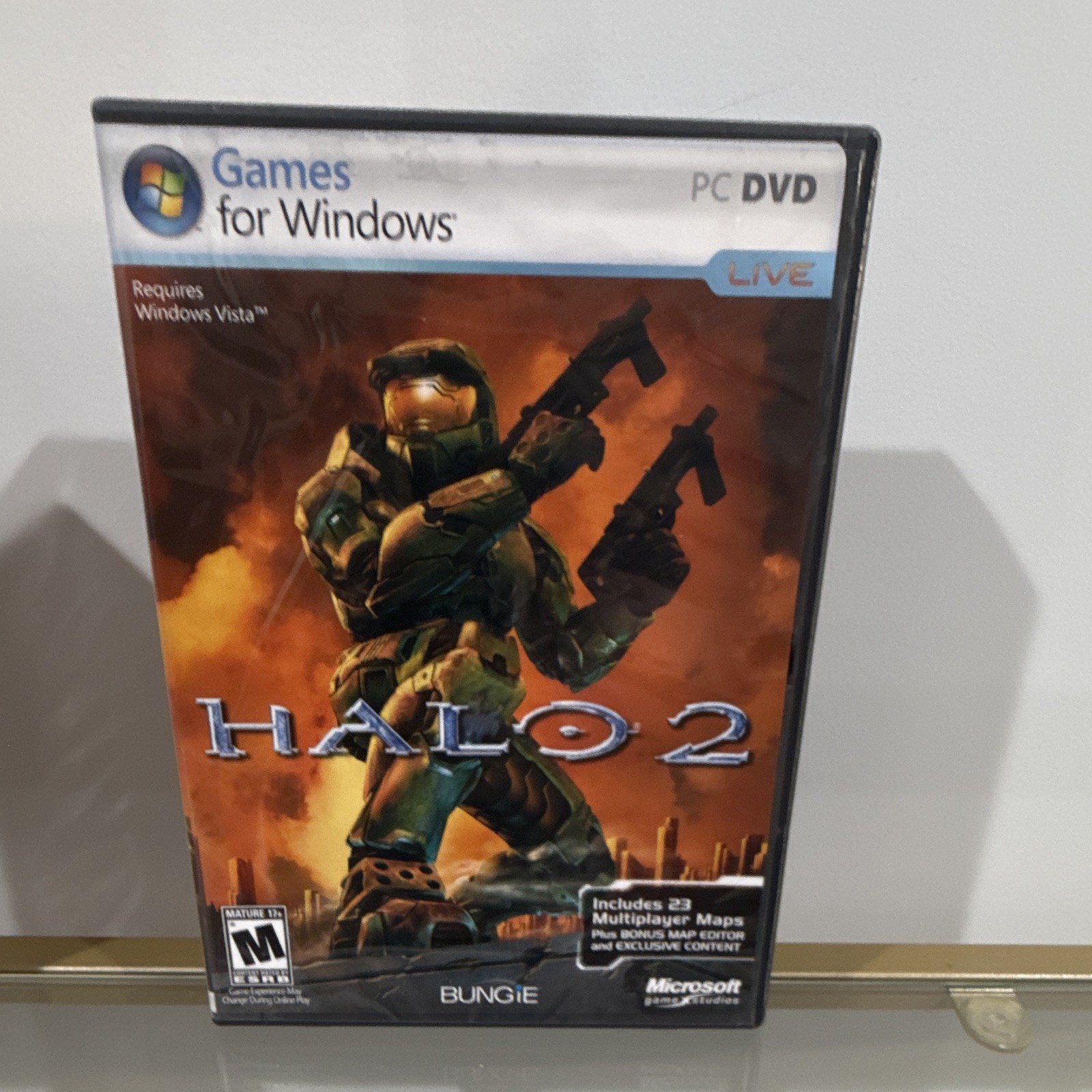 Microsoft Halo 2 PC DVD Manual Included Multiplayer Online M Shooter Halo Series