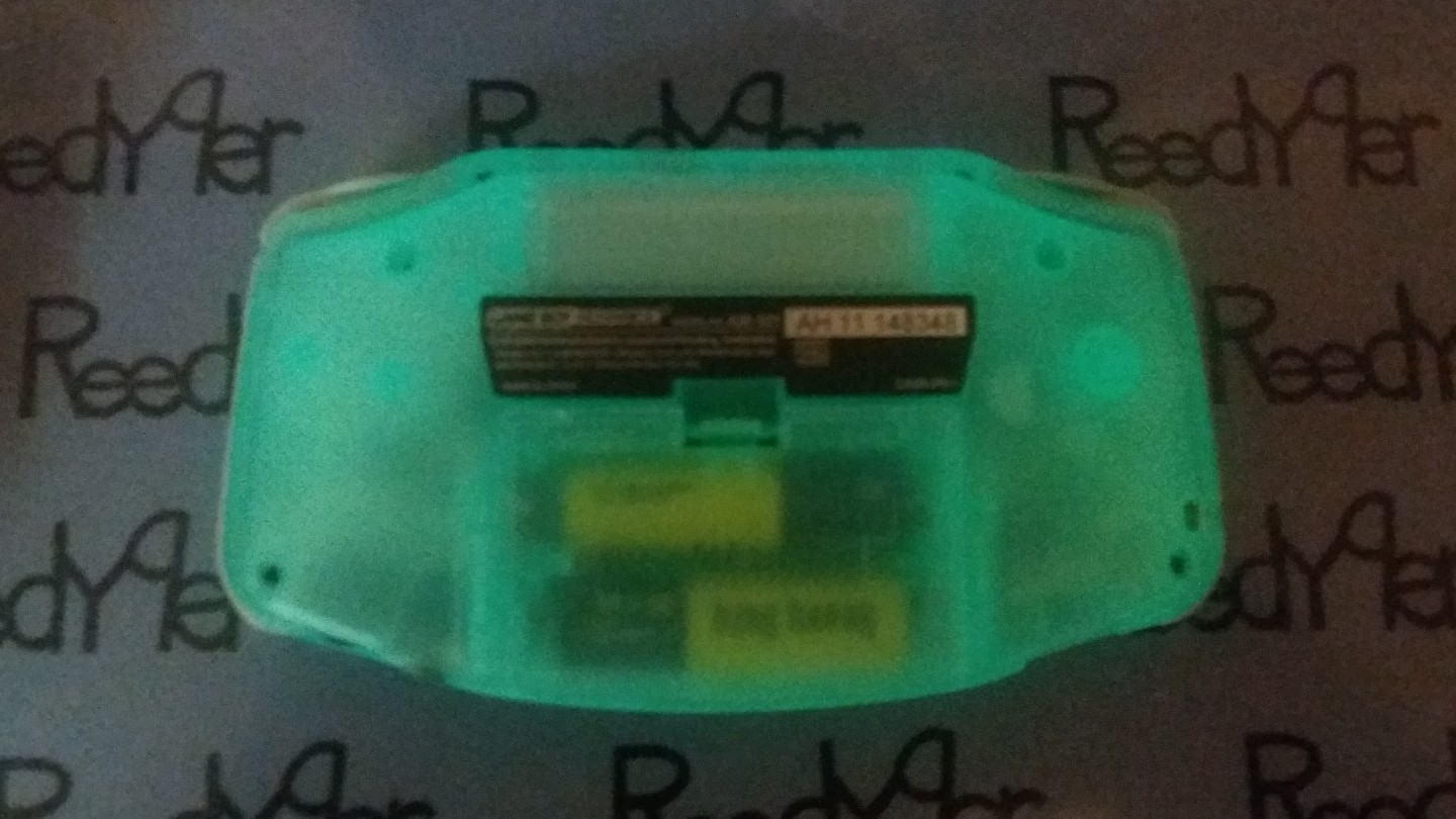 *MINT* Glow in the Dark Nintendo GameBoy Advance Pokemon System GBA Game boy