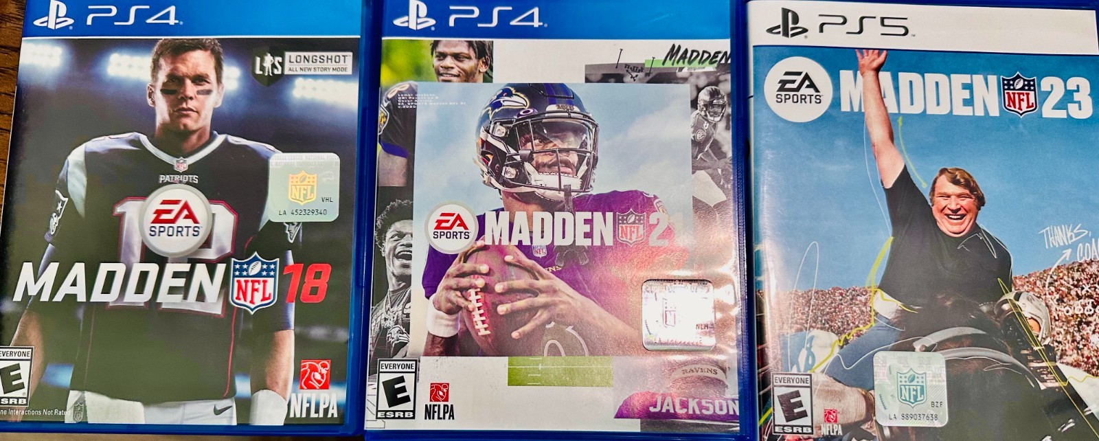 Madden NFL PS4 PS5 Lot 18 21 23 Football Video Games CIB Tested Fast Ship