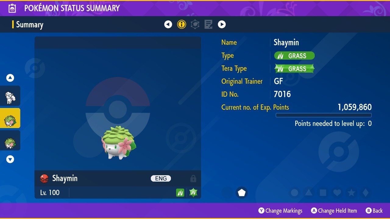 Shaymin Event 💚 GameFreak 20th Anniversary Event 💜 Pokémon Scarlet & Violet