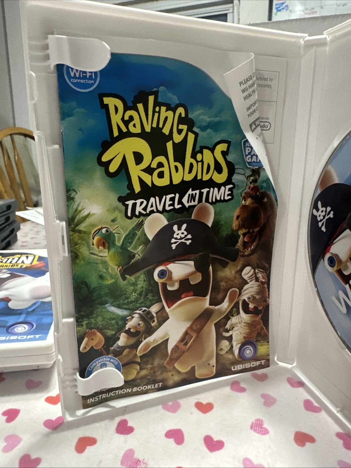 Lot Of 3 Rayman Raving Rabbids Nintendo Wii Tested Working