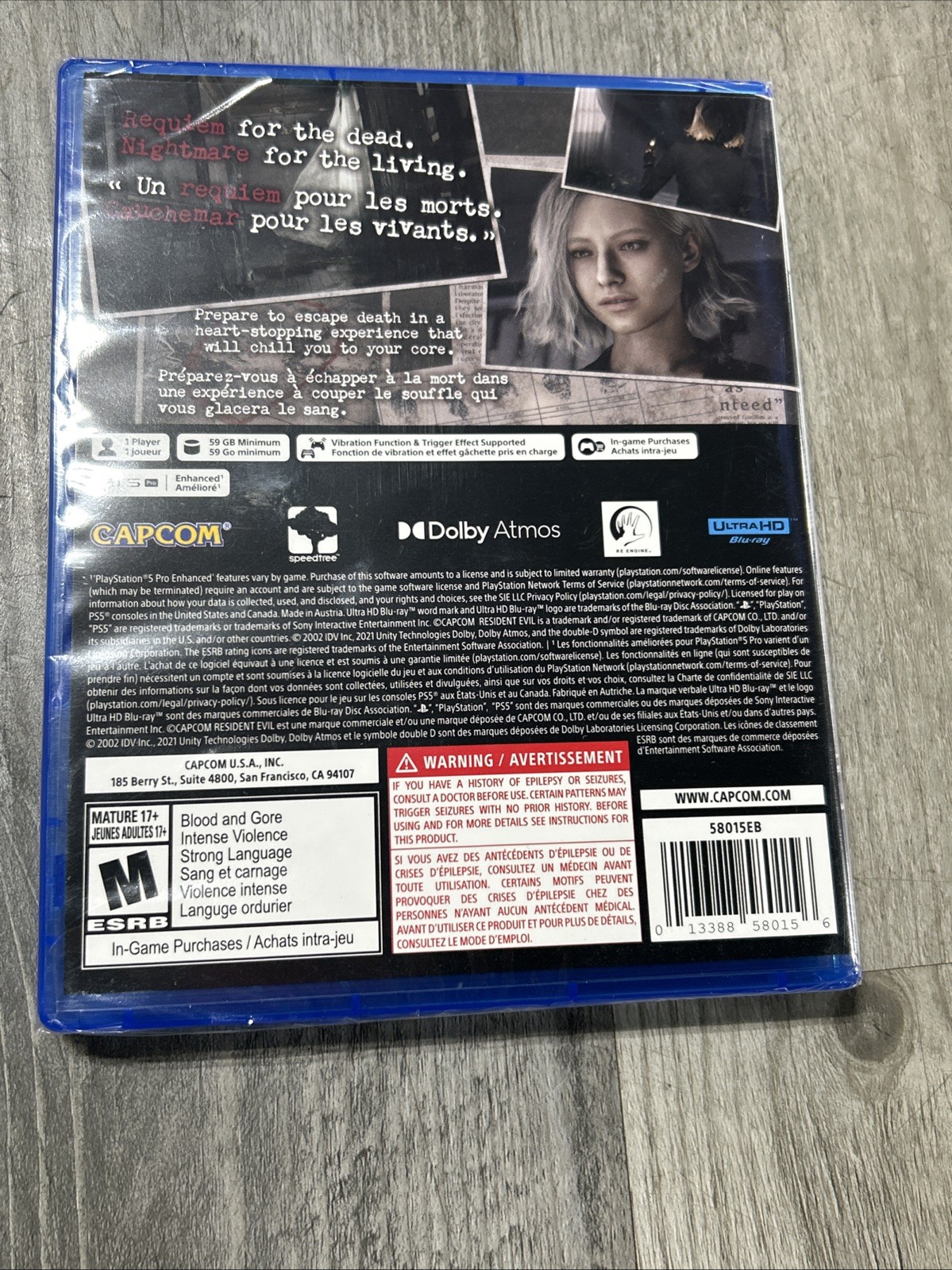 New Resident Evil Requiem (Sony PlayStation 5 PS5, 2026)