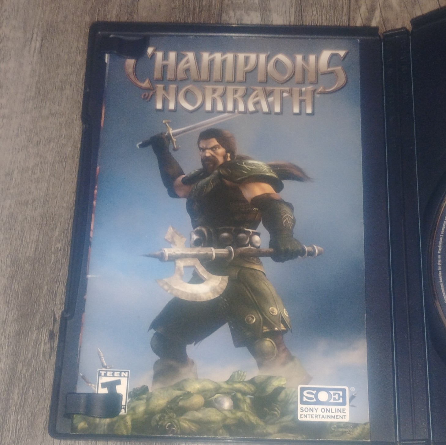 Sony Online Entertainment Champions of Norrath PS2 RPG Multiplayer Online 2003