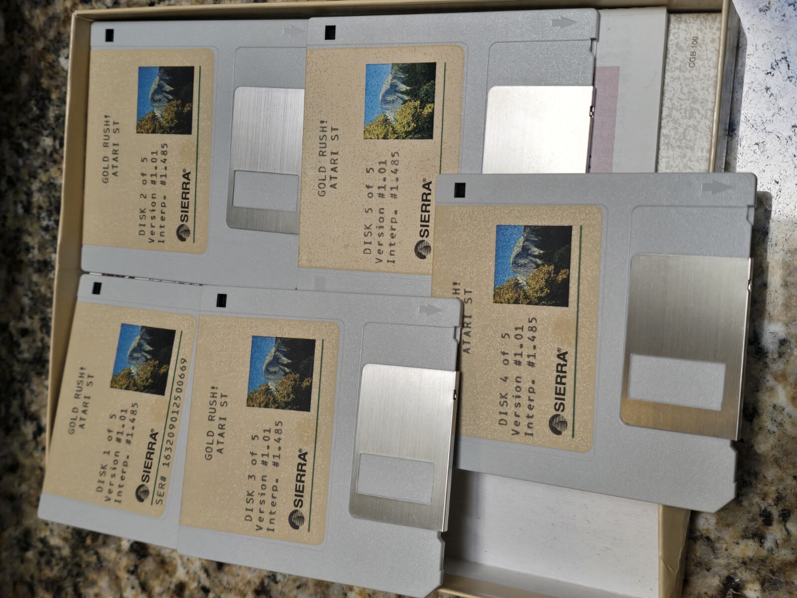 Gold Rush! (PC 3.5″+ 5.25″ USA) Western Adventure *Sierra* Big Box & Casino PACK