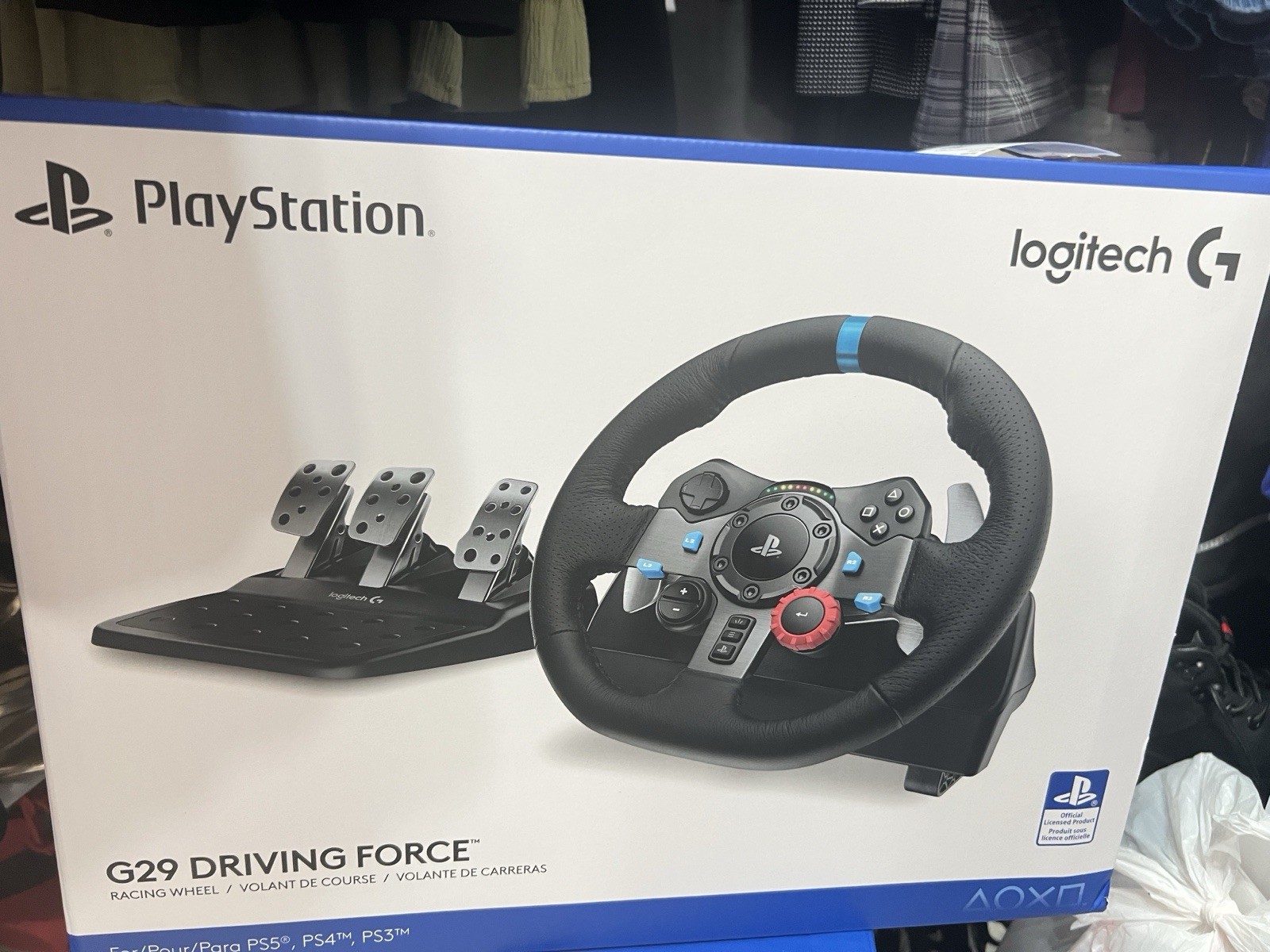 Logitech G29 Driving Force Racing Wheel – Black (941-000110)