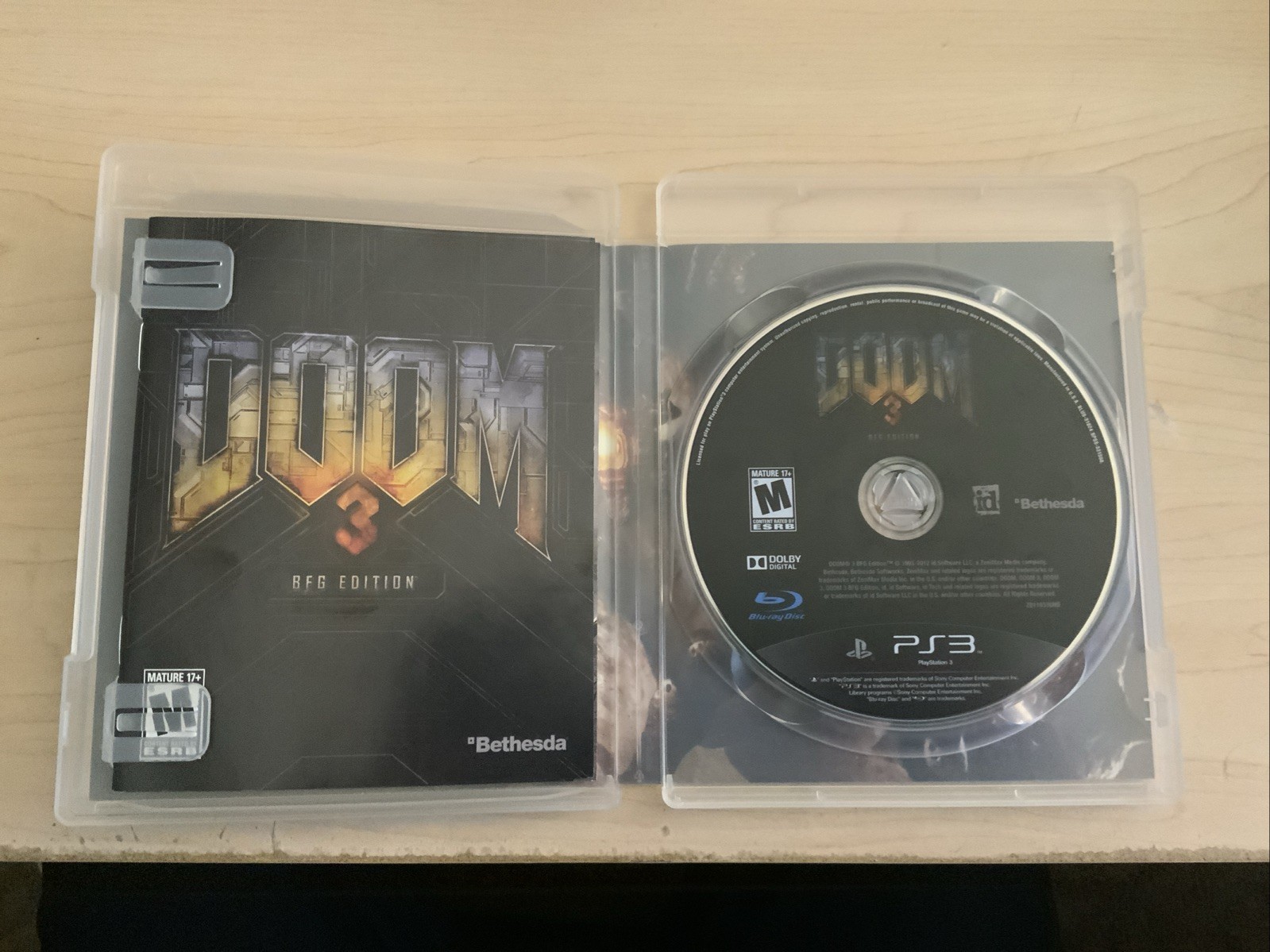Doom 3 BFG Edition (Sony PlayStation 3, 2012) PS3 CIB – Tested W/manual