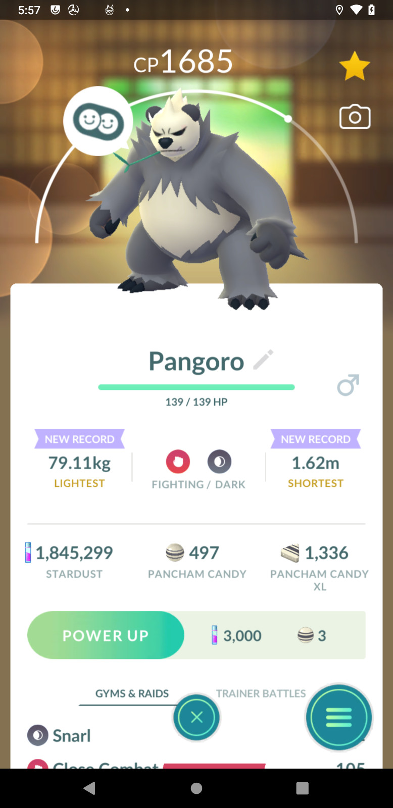 Pangoro XXL | Tr-de 20K Stardust