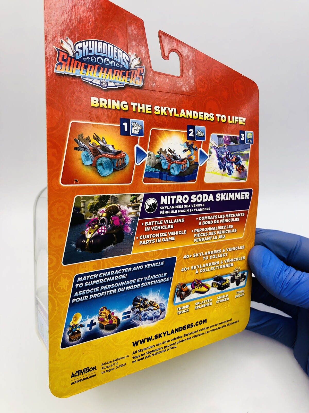 Skylanders SuperChargers NITRO SODA SKIMMER MAGIC VEHICLE. NEW (27004-11)