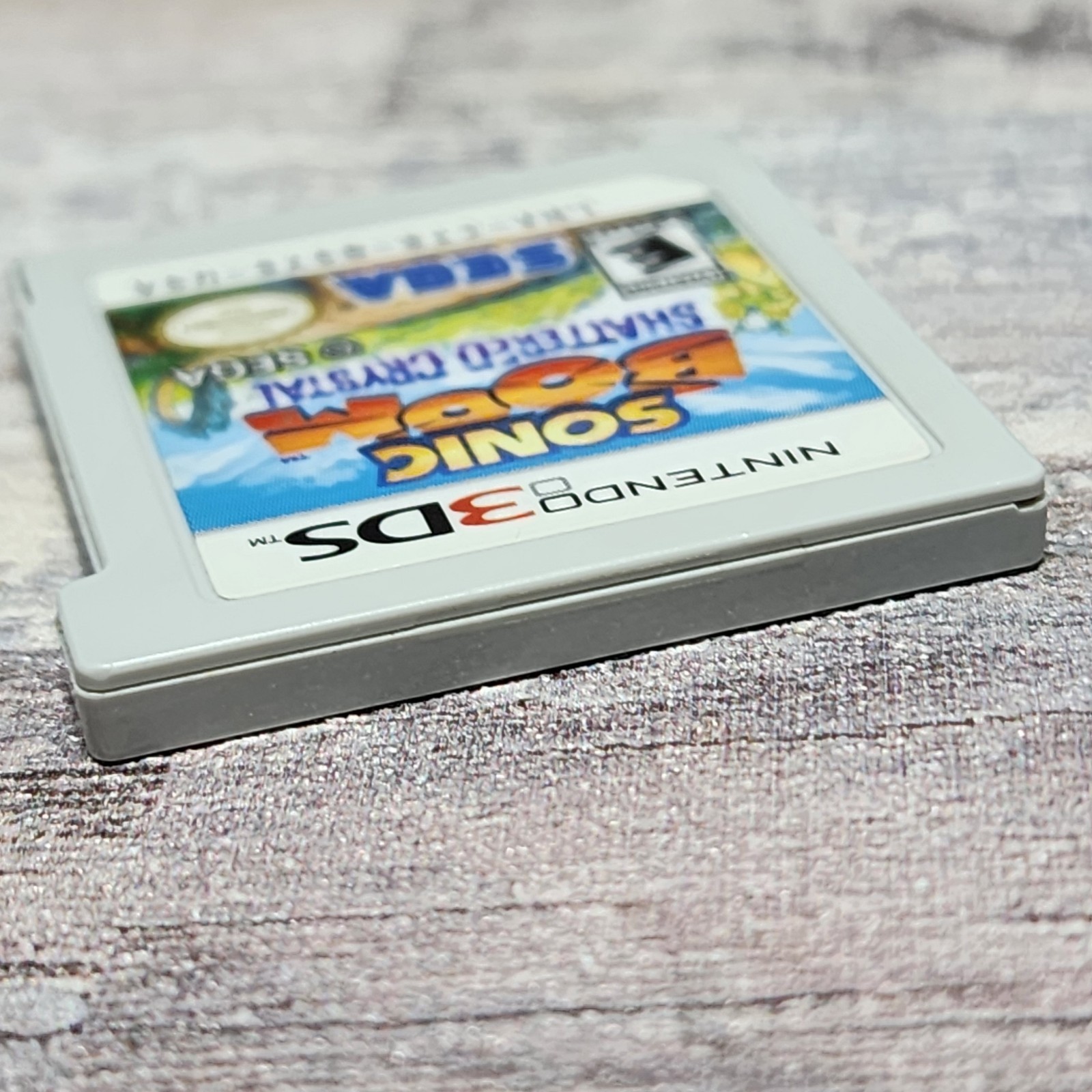 Sonic Boom: Shattered Crystal (Nintendo 3DS, 2014) Authentic Tested Game