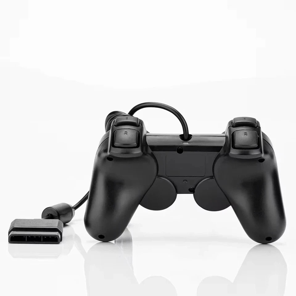 Wired PS2 Game Controller Dual Shock Vibration Joystick for PlayStation 1PCS