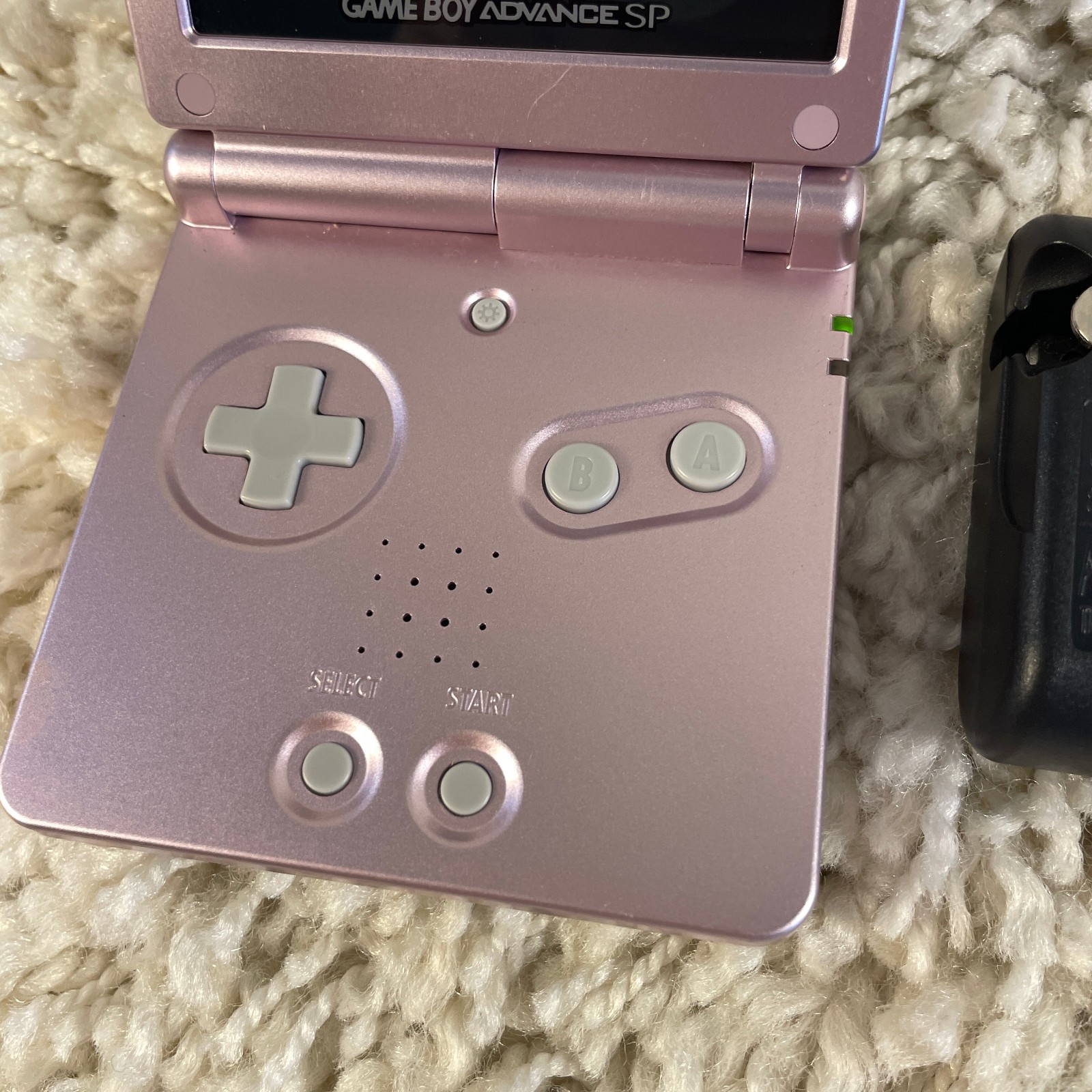 Nintendo Gameboy Advance GBA SP Handheld System Pearl Pink Model AGS-101 Tested