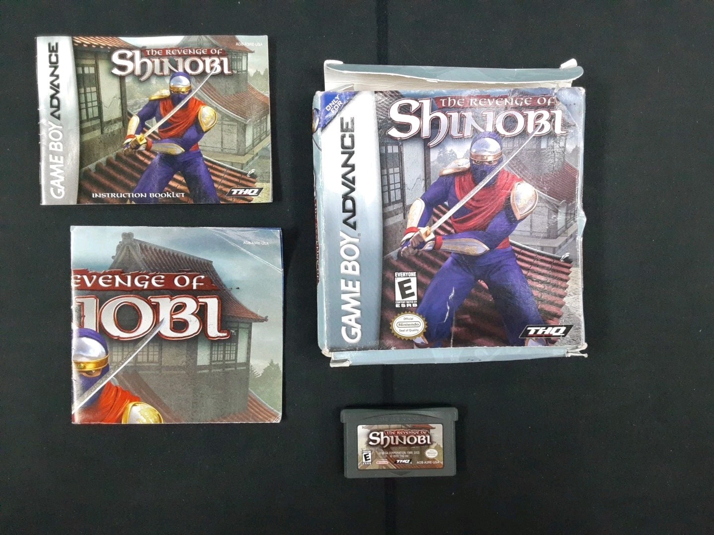 The Revenge of Shinobi Nintendo Game Boy Advance, 2002 – GBA – Authentic