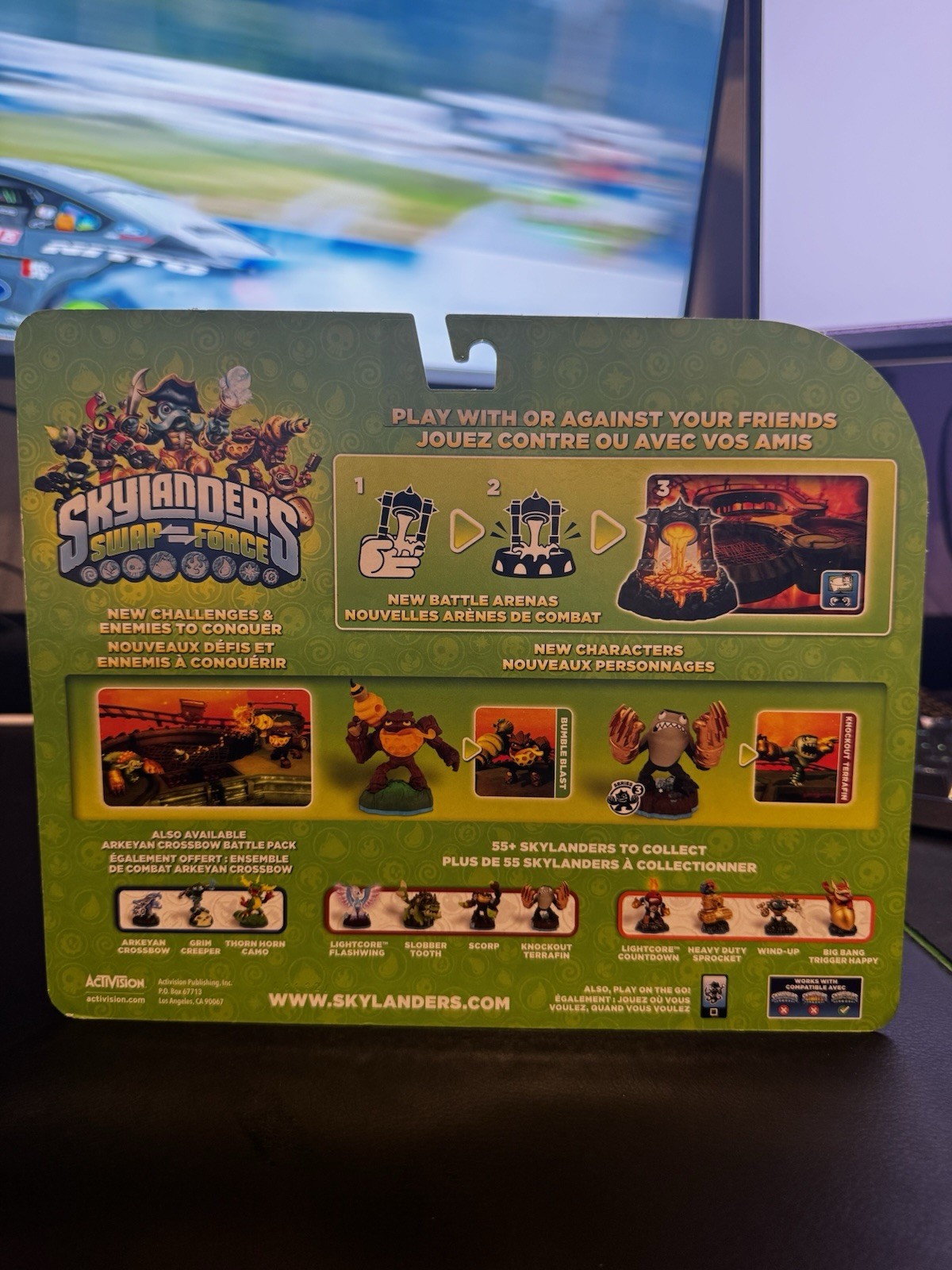 Activision Skylanders Swap Force Fiery Forge Pack Bumble Blast Terrafin