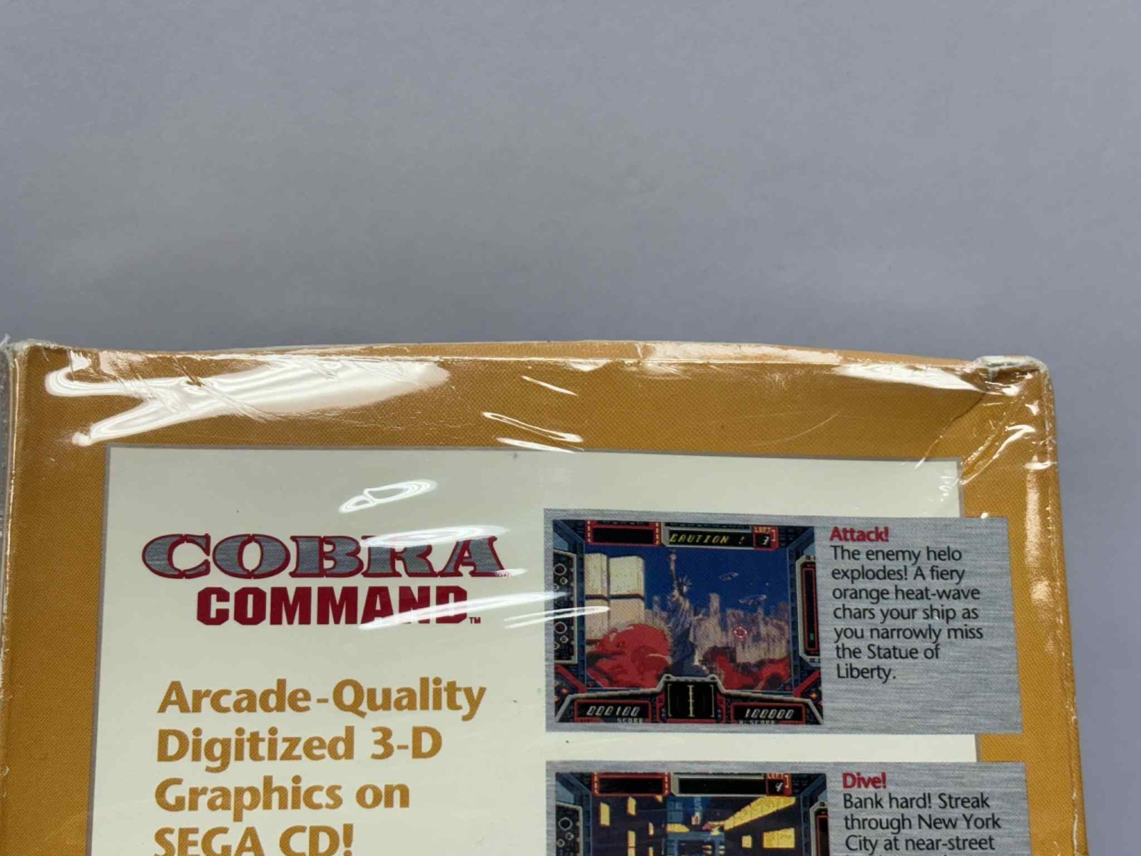 COBRA COMMAND (Sega CD, 1992) SEALED NEW – Vintage Video Game – READ DESC!