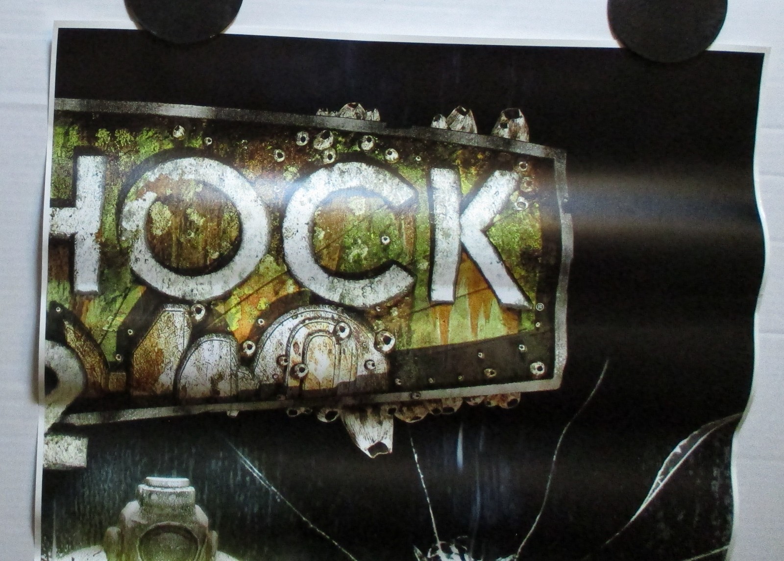 Bioshock 2 Hollywood Video Store 56×48″ 2-Piece Window Sticker Poster 2010 PS3