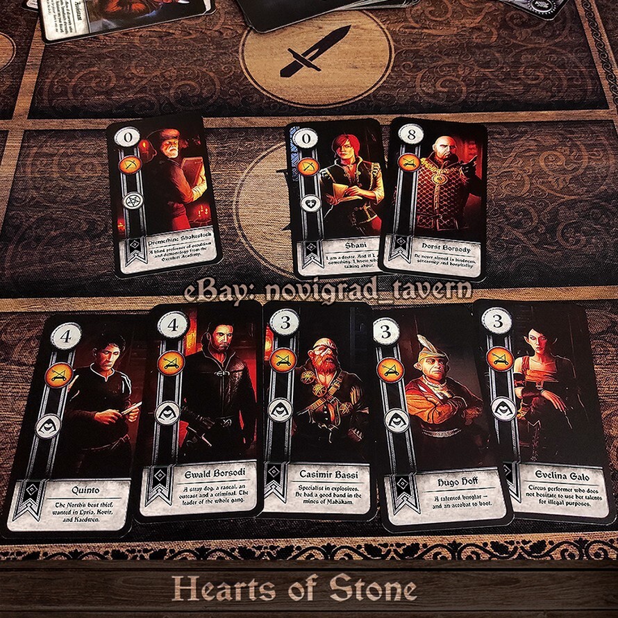 Gwent cards 2.0 – Witcher – 2 custom decks – Ofir and Hearts of Stone
