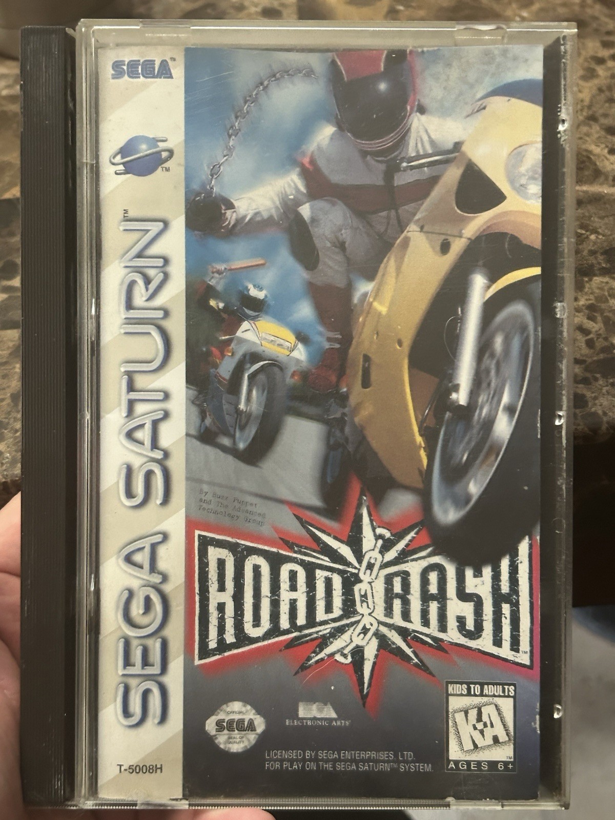 Sega Road Rash Sega Saturn 1995 NTSC-U/C KA Racing Manual Included
