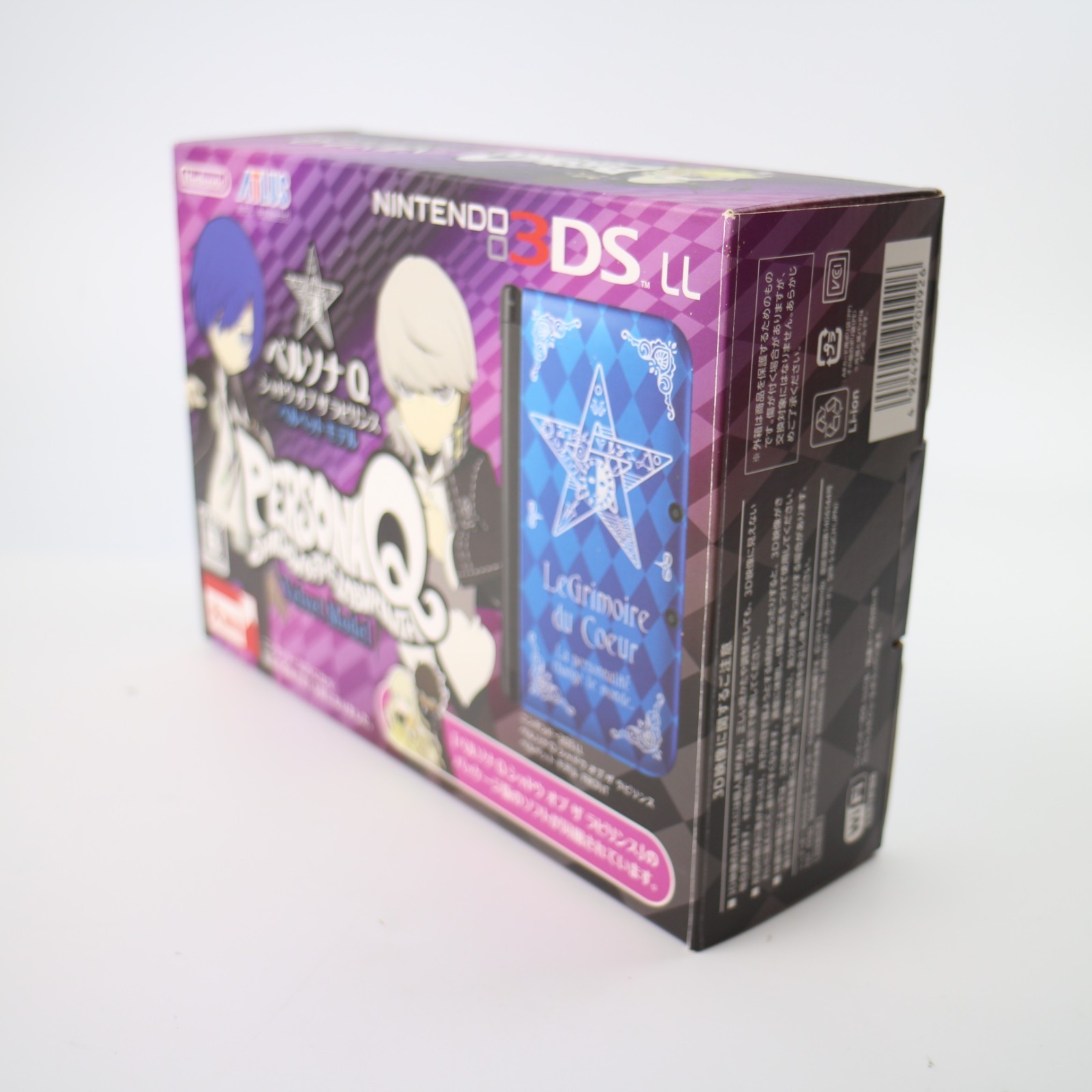 【Near Mint】Nintendo 3DS LL XL Persona Q Console Box Manual Japanese Edition #Van
