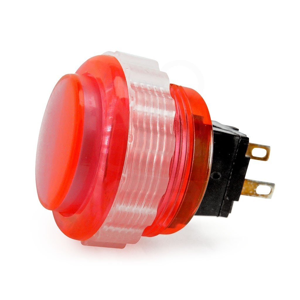 Seimitsu PS-14-DN-K 24mm Translucent Screw-In Arcade Button – Japanese Style