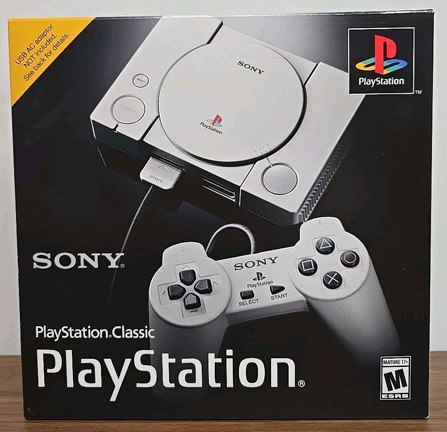 Sony PlayStation Classic Gray Console SCPH-1000R/3003868 – Authentic New Sealed