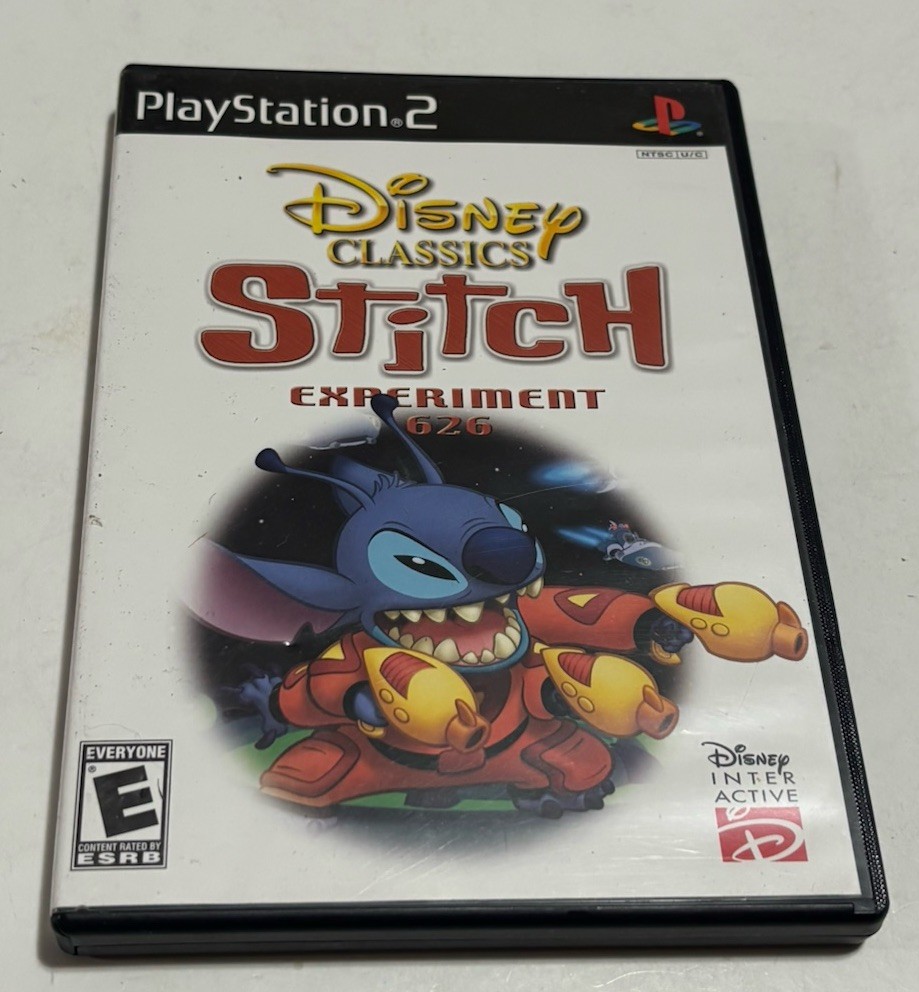 Disney Classics – Stitch: Experiment 626 (PlayStation 2, 2002) Complete CIB