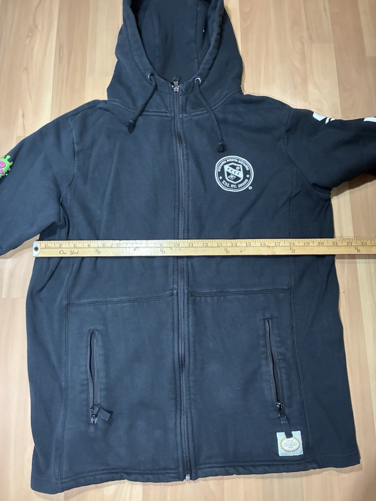 Nintendo Splatoon 2 2017 World Inkling Invitational Promo Zip Hoodie Rare Large