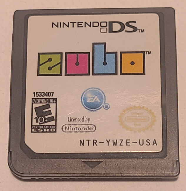 Nintendo DS game Zubo Rate E 10+ – Everyone 10+ Game cartridge only