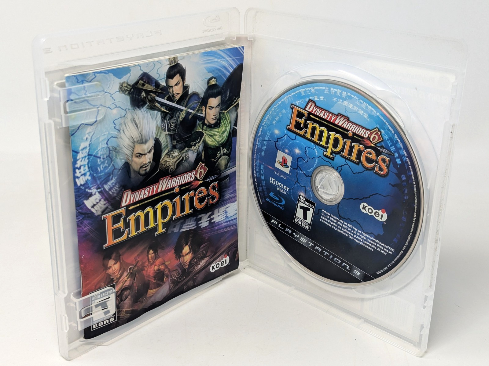 Dynasty Warriors 6 Empires Sony PlayStation 3 PS3 Tested KOEI Action Game