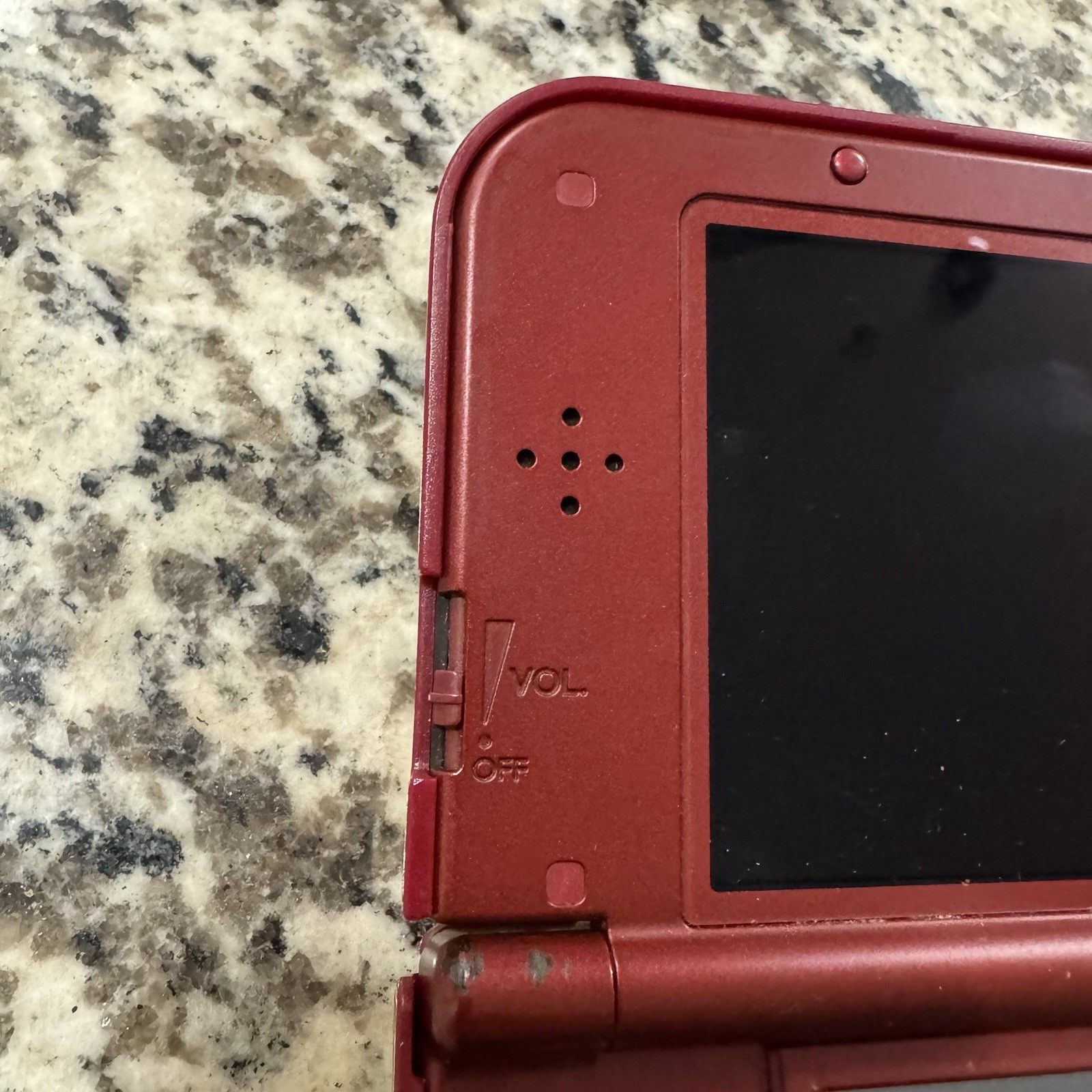 Double IPS New Nintendo 3DSLL W/ Loopy Capture Card, Metallic Red & Metal Shell