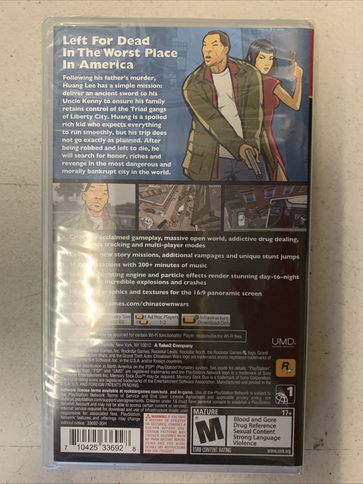 *BRAND NEW SEALED* Grand Theft Auto: Chinatown Wars – Sony PSP (Greatest Hits)