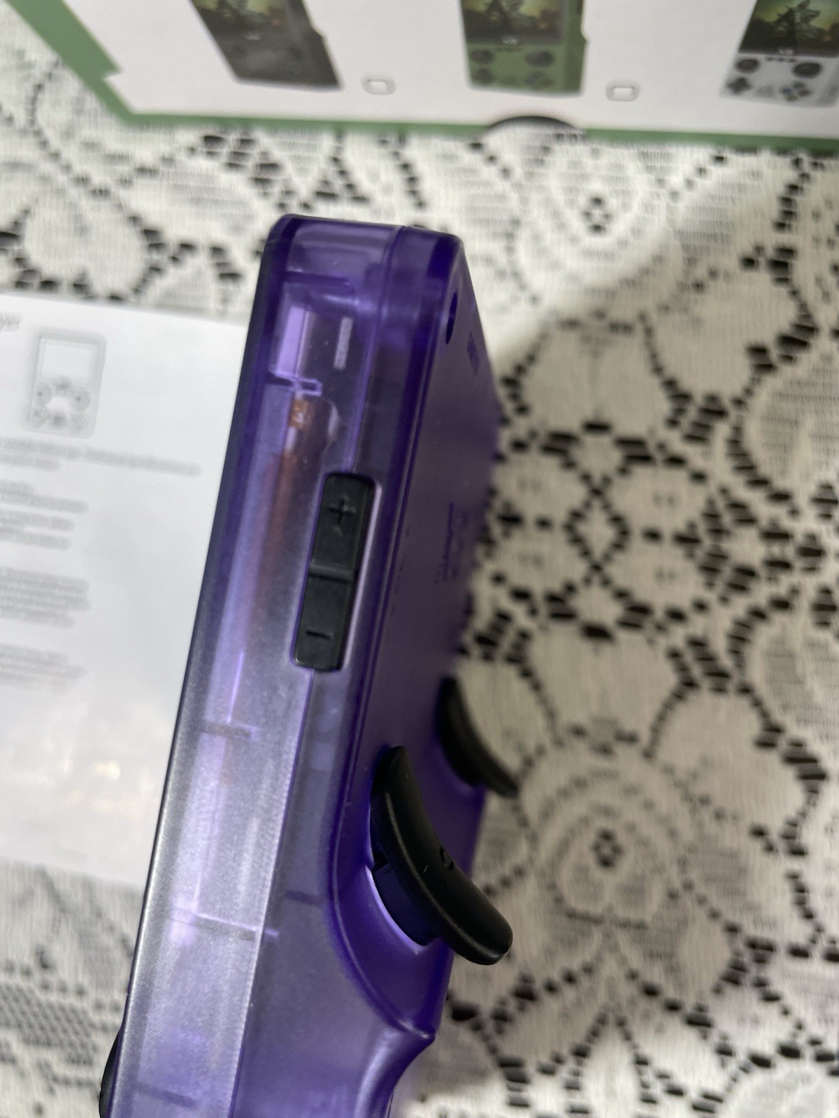 X6 Handheld Game Console Purple TV DC Music Movie E-book Photo Game Recording