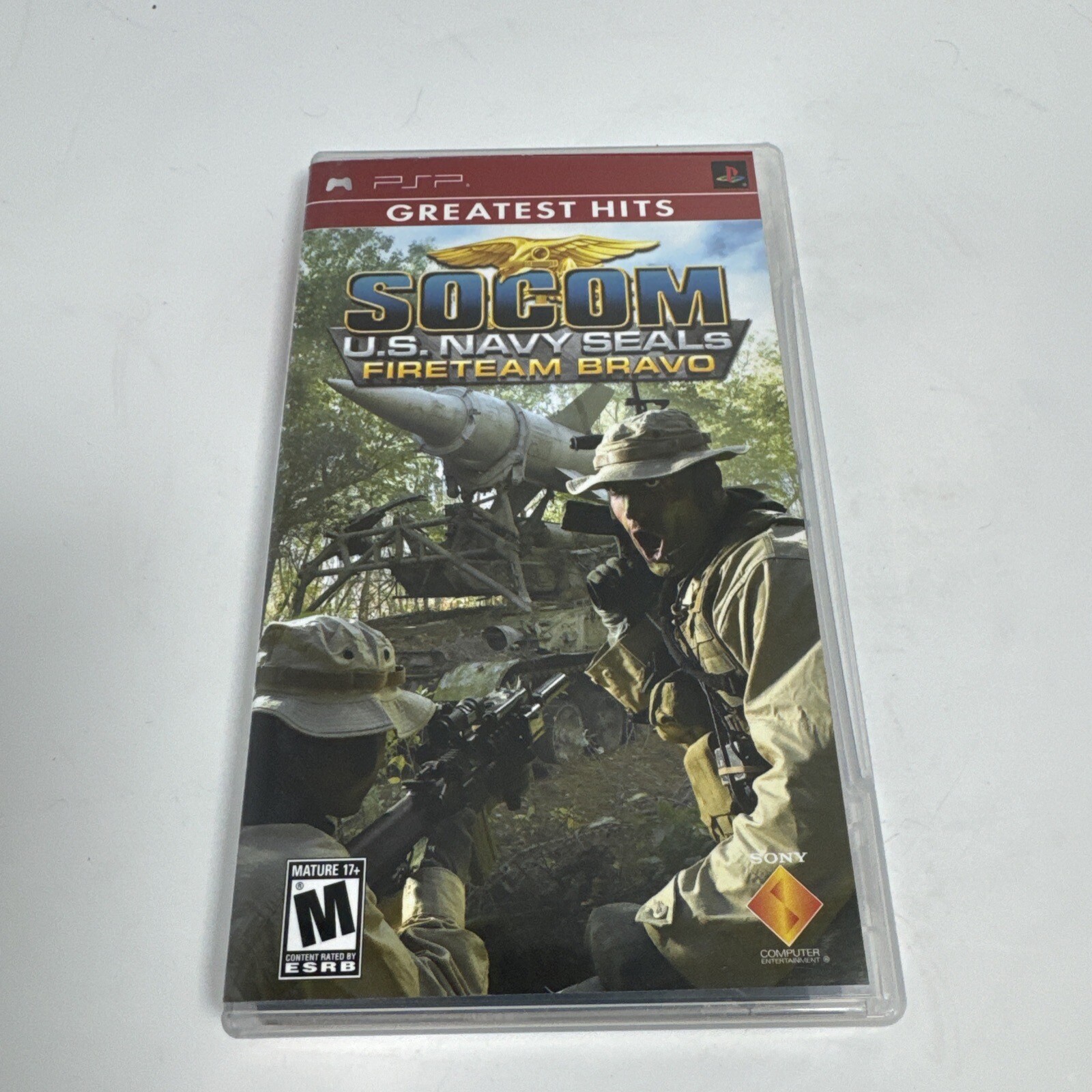 SOCOM: U.S. Navy SEALs Fireteam Bravo (Sony PSP, 2005) Complete CIB