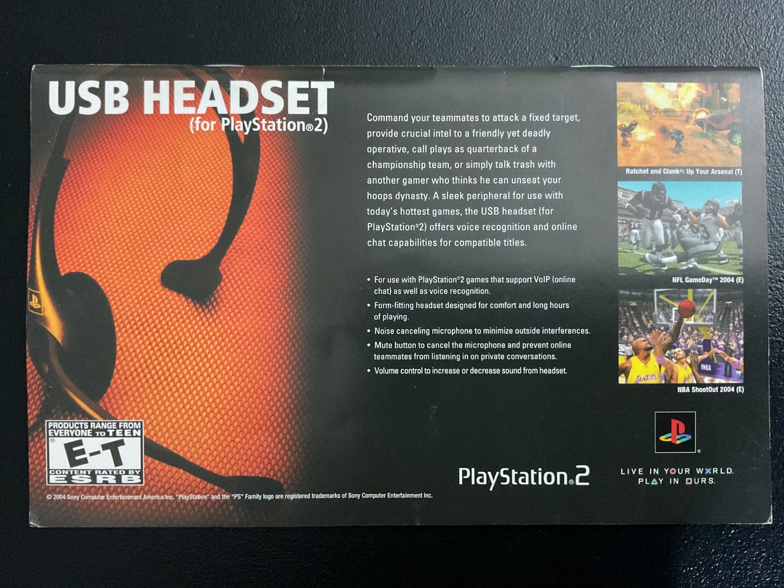 Ratchet & Clank Up Your Arsenal PS2 PlayStation 2 Instruction Manual Only