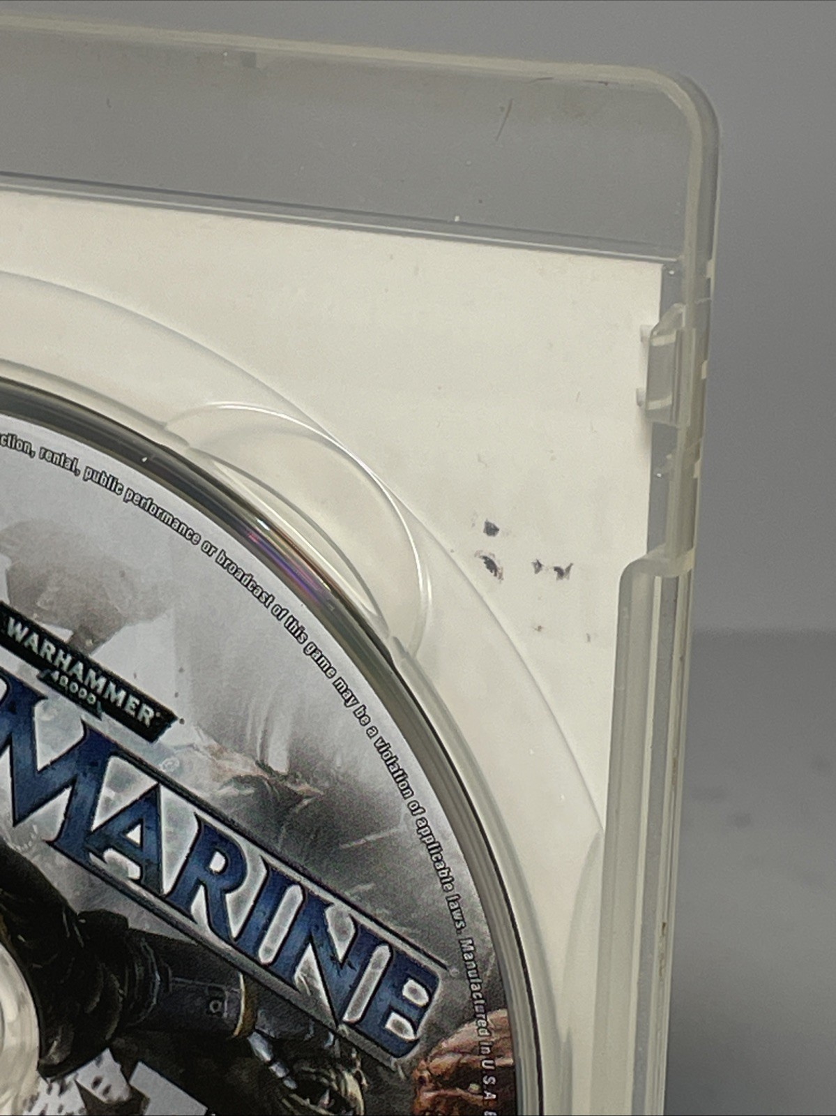Warhammer 40,000: Space Marine PS3 CIB Complete With Manual Tested Read