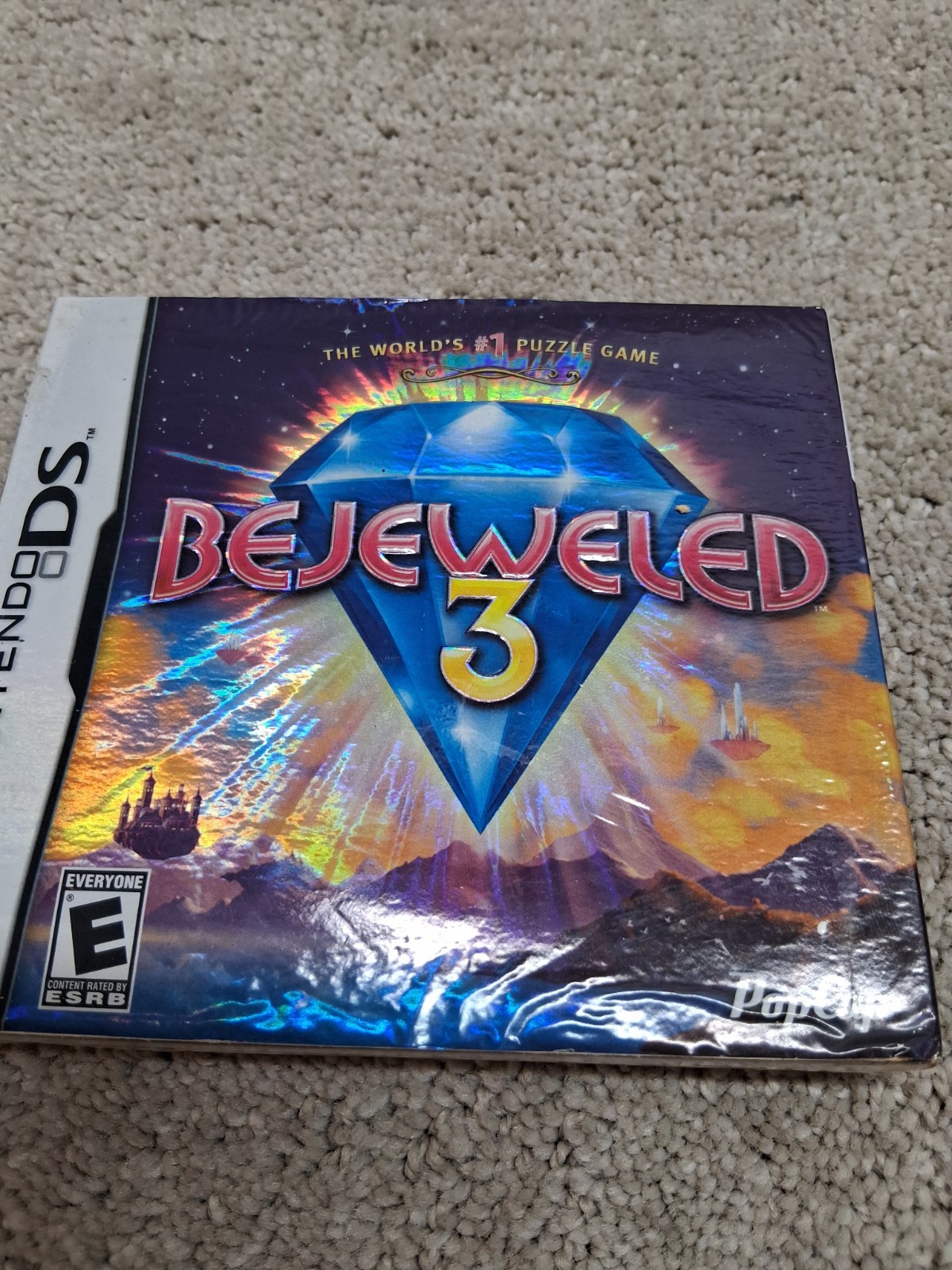 Bejeweled 3 Nintendo DS 2011 Brand New Sealed W/ Cover Pop Cap