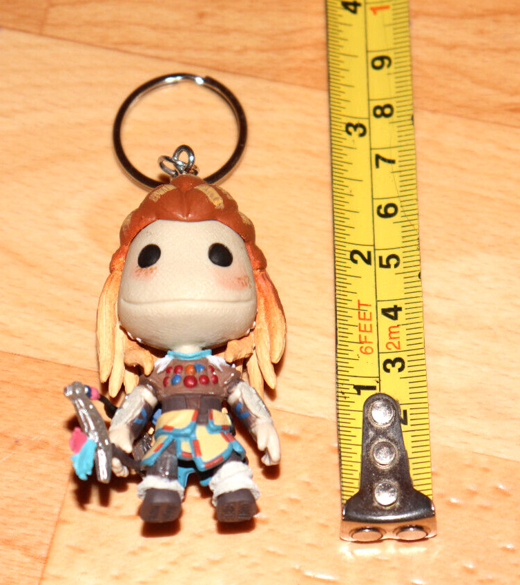 Horizon Zero Dawn PS4 Promo ALOY Sackboy Keyring / KeyChain SackGirl Figure