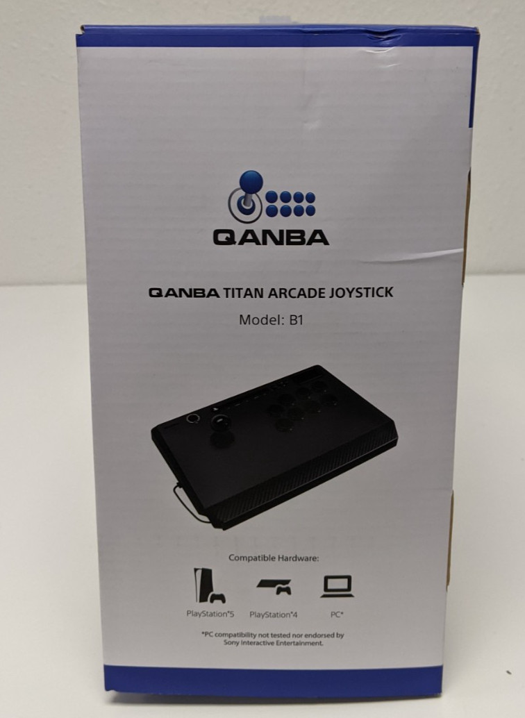 Qanba B1 Titan Wired Arcade Joystick for PlayStation 5/4 and PC