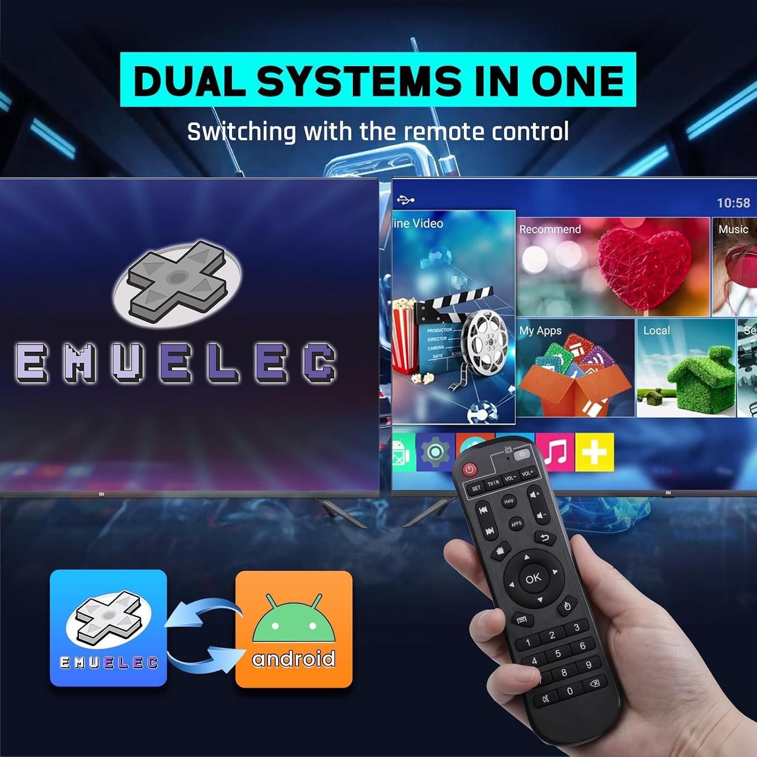 Experience 4K Gaming with Super Console X2 Pro: 37,000 Classics & EmuELEC 4.6