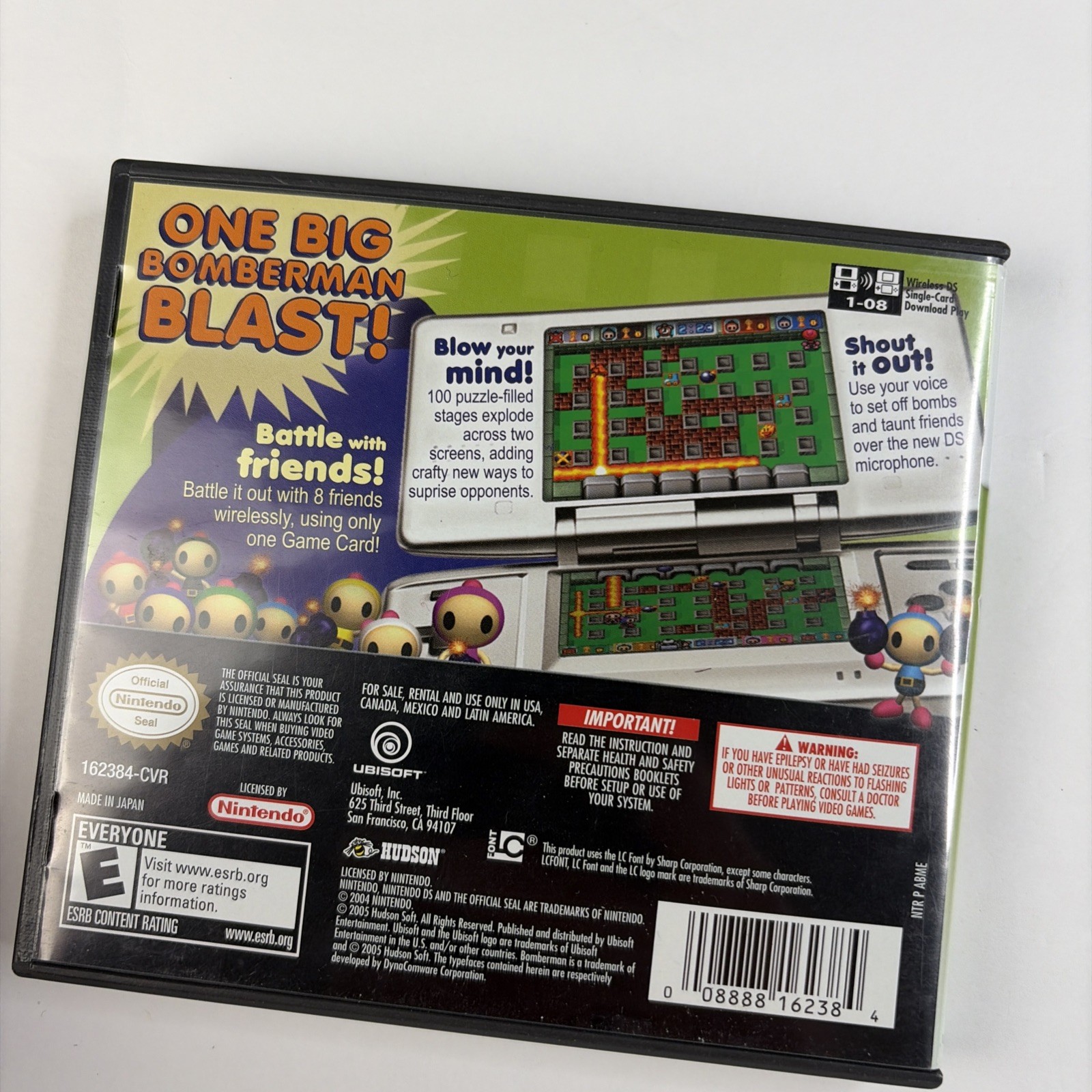Bomberman Official Nintendo DS game In Case and Game Manual Cib